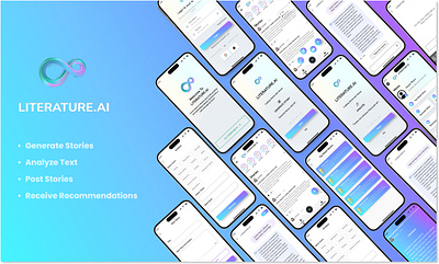 Litrature.AI App Design app design prototype ui user experience ux