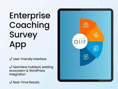 Enterprise Coaching Survey App for Consulting Firm app design app development survey app