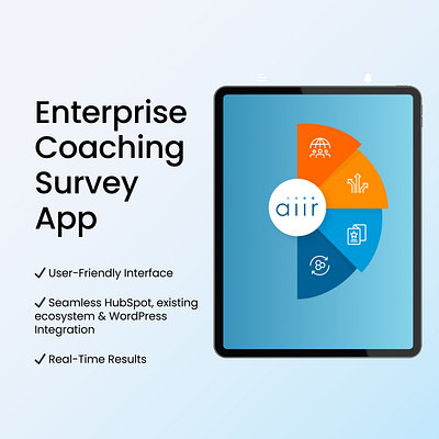 Enterprise Coaching Survey App for Consulting Firm app design app development survey app