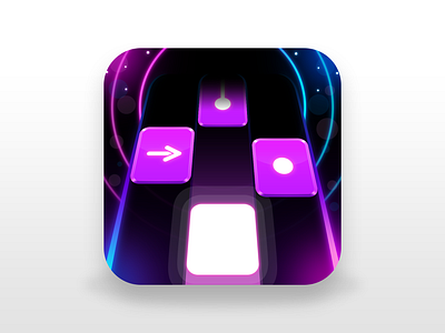 Beat Tiles: Icon Version 2 app app icon app logo beat star beat tiles game game icon game logo icon logo magic tiles music music app music game music tiles piano piano app piano game piano tiles