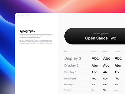 Atomize Design System - Typography atomize branding design design system gradient typography ui variables