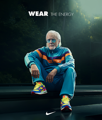 Wear the Energy | Nike campaign 3d ai animation art direction banner branding creative graphic design logo motion graphics poster slides ui ux