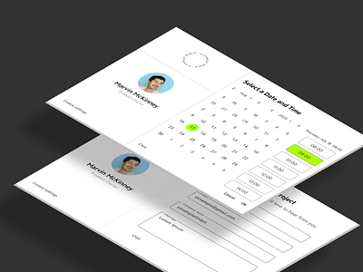 Calendly UI appdesign calendlydesign cleandesign designinspiration minimalistui productdesign uidesign webdesign