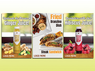 Food Poster Design advertising branding drinks food food branding food design food promotion food styling ginger graphic design hibiscus juice juice marke natural poster poster design posters safar creation ig safarcreation soft drink