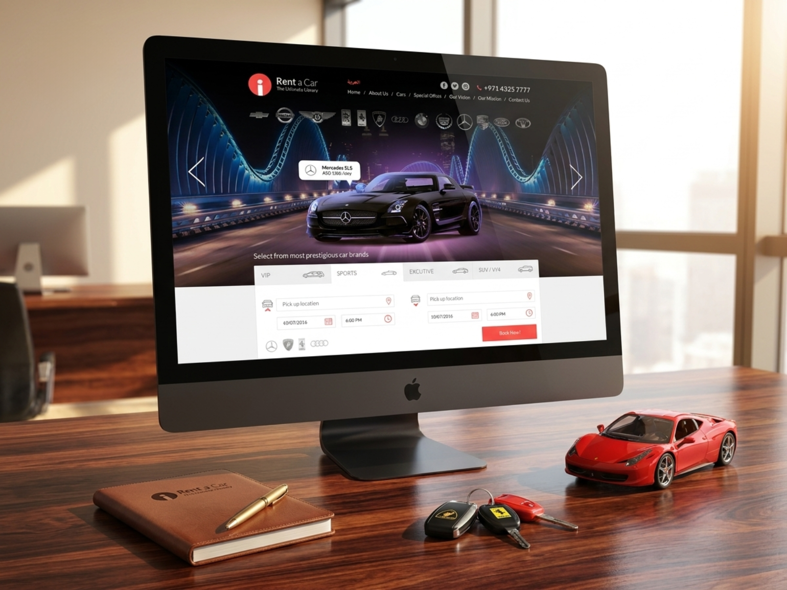 Car Rental Portal - Web UI-UX branding car rental website hero section mobile website reponsive website ui web design web portal website design website sections yasir abdul wadood yaw