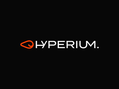 Hyperium branding design future graphic design illustrator logo logotype mark minimal red vector