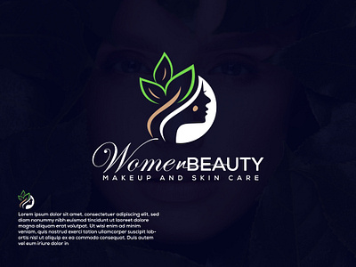 Women Beauty And Skin Care Logo Design branding creative design fashion graphic design logo logos logotype modern logo skin care vector women beauty