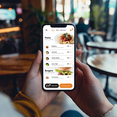 Restaurant dining Mobile App adobe xd burgers clean design design dinning food app mobile app mockup design pasta restaurant restaurant app