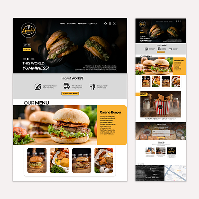 Web Design for Local Restaurant branding graphic design logo