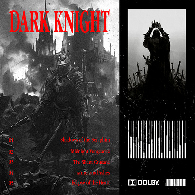 Dark Knight | Cover Music Album | 2024 cover dark graphic design musiccover альбом обложка постер