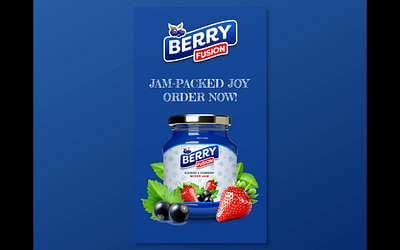 Promo Video for Berry Fusion Jam Brand animation graphic design motion graphics