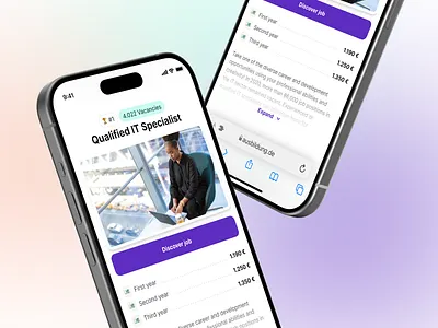 Popular Trainings app button career components emoji hr job landingpage list mobile overview profile recruiting student ui ui kit user interface ux