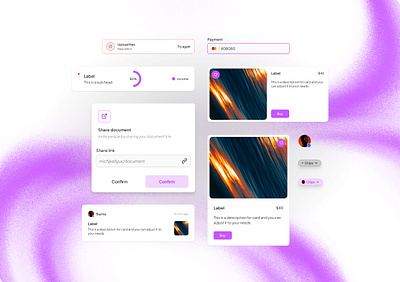 LOOSE - Design System Component brand identity branding component dark design design system figma graphic design illustration light minimalism mobile modern ui ui kit ui trends ux web