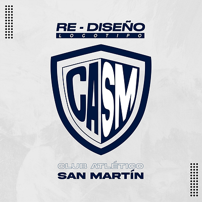 Re - Branding "Club San Martín" brand branding graphic design logo