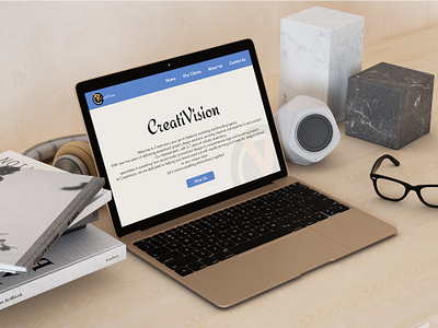 Website Design For CreatiVision Digital Marketing Agency branding ui uiux website design