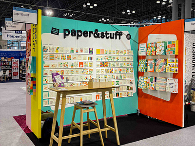 Trade Show Journey: Adventures and Insights from NY Now booth branding display graphic design greeting card stationery trade show walls