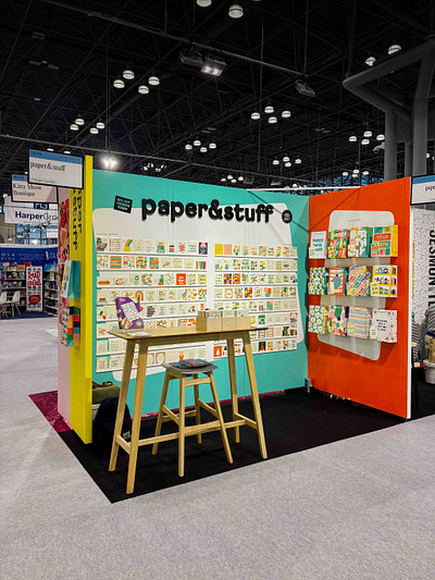 Trade Show Journey: Adventures and Insights from NY Now booth branding display graphic design greeting card stationery trade show walls