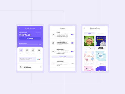 Dashboard App Mobile app baby branding dashboard features graphic design health illustration ui ux