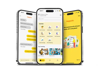 Helping hand finder app UI app appdesign appui helpinghand ui uiux uiuxdesign ux
