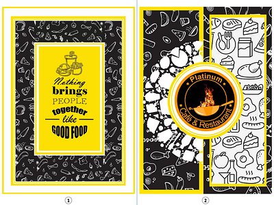 Menu Design graphic design illustration