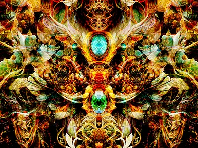 Intermodular Incantations abstract animation beauty colorful colors floral futuristic gradient graphic design illustration imagination pattern print psychedelic shading shapes trippy vibrant vintage whimsical