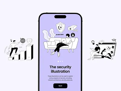 Notion Style Flat Illustration 3d animation app app ui branding design graphic design illustration logo motion graphics onboarding typography ui ux vector