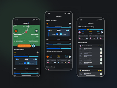 Tipsta (Betting forecast) bet bet app betting forecast football mobile app mobile design product design sport app sport product sports forecasts uiux