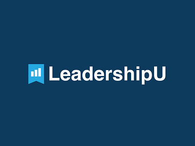 LeadershipU banner growth leadership learning professional development sans serif wordmark