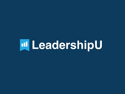 LeadershipU banner growth leadership learning professional development sans serif wordmark