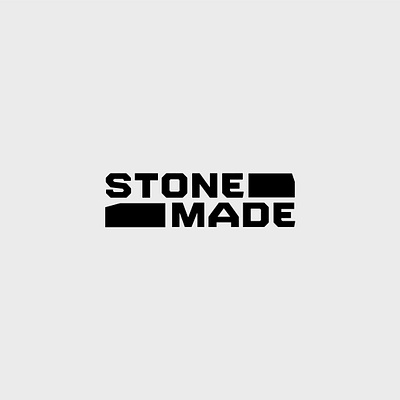 STONEMADE branding graphic design logo stone typography logo