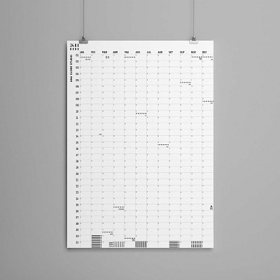 24 Calendar poster calendar 24 graphic design poster design