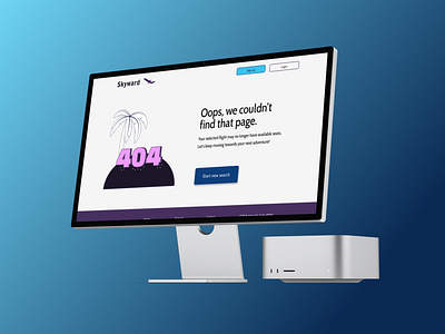 DailyUI 008 - 404 Page 404 404 page dailyui desktop illustration ui