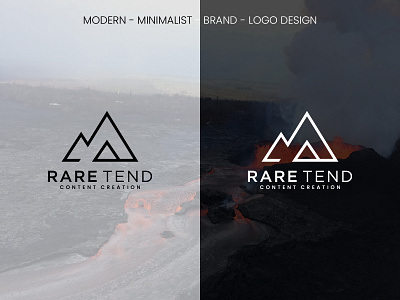 RARE TEND - Content Creation Brand Logo brand identity logo logo design minimal logo modern logo