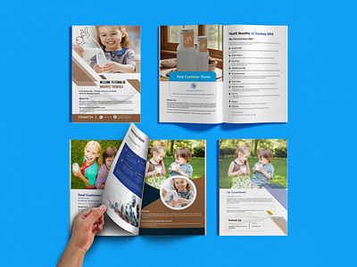 Milk Brochure annual report brochure design business card catalog company profile company profiles design flyer design illustration magazing design