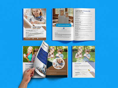 Milk Brochure annual report brochure design business card catalog company profile company profiles design flyer design illustration magazing design