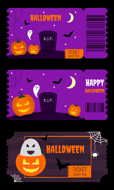 Halloween halloween билеты дизайн иллюстрация осень ужасы