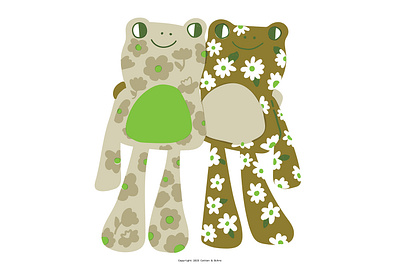 Frog Friends illustration