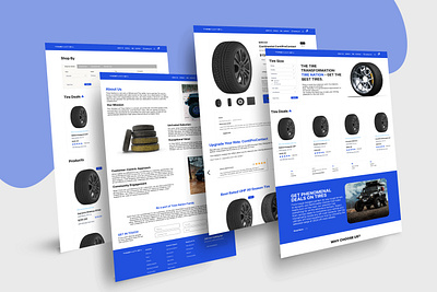 Tire shop ecommerce website design airport parking web design shopify web design tire web design ui ux design web design