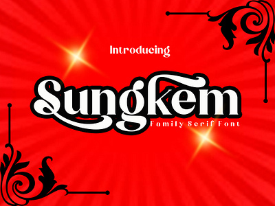 Sungkem 3d animation branding design font graphic design handwritten fonts illustration logo motion graphics typeface typography ui