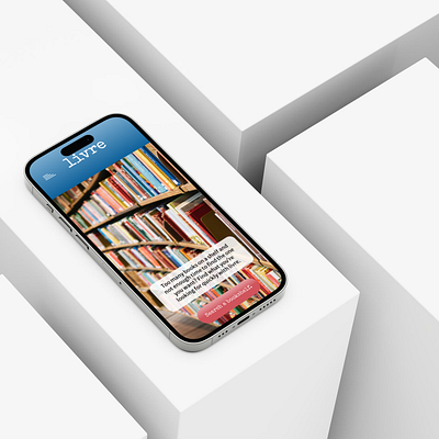 Livre Bookshelf App app design graphic design ui ui ux ux web design