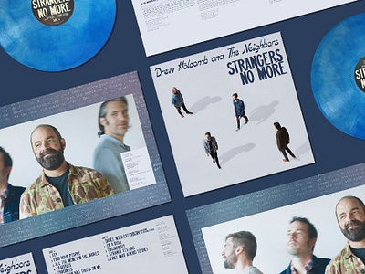 Strangers No More album cover branding design graphic design music music packaging nashville record type typography