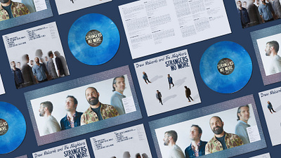 Strangers No More album cover branding design graphic design music music packaging nashville record type typography