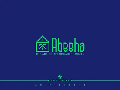 ✨ Presenting the logo design for Abeeha abeeha asdesignteam branding designinspiration graphic design logo minimalistdesign visualidentity