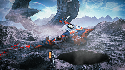 Crashsite art illustration photomanipulation photoshop