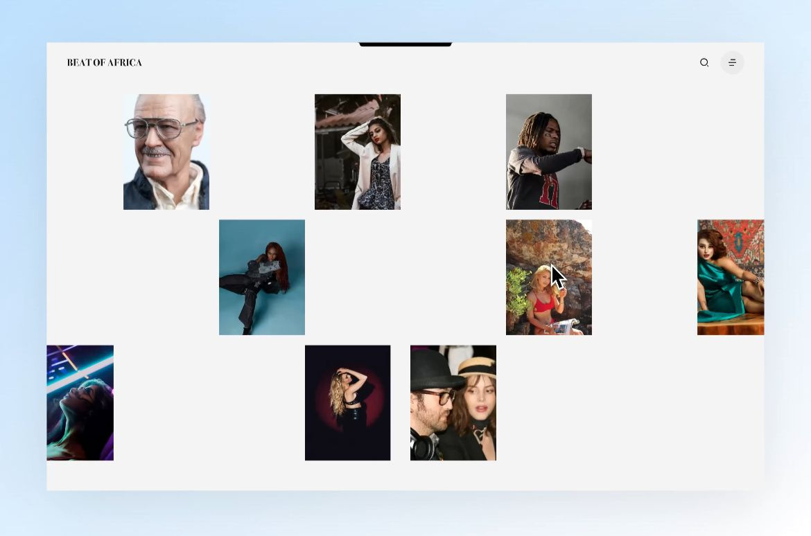 An Design Exploration for a Magazine Platform animation motion graphics ui