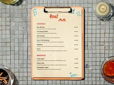 FOOD MENU #043 branding dailyui logo ui