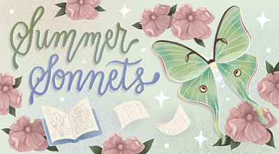 Summer Sonnets blog color design digital art graphic design graphics illustration illustrator procreate summer visual art