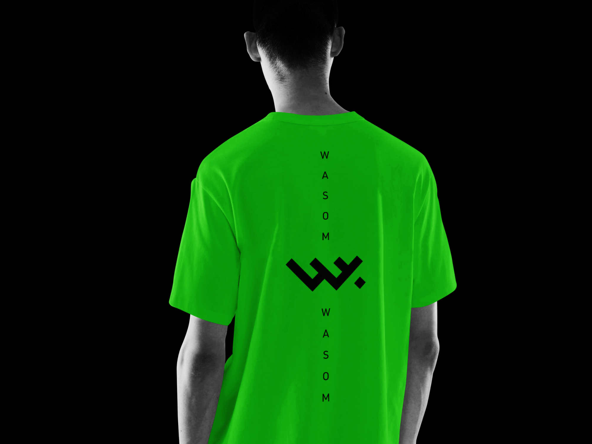 W A S O M D E S I G N apparel apparel design black clothing clothing brand clothing design clothing line green hoodie hoodie design label label design logo minimal streetwear streetwear brand streetwear design streetwear line tshirt tshirt design