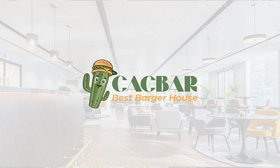 Cacbar restaurant Logo Design & Brand Identity (Its available) brand identity branding design graphic design graphicdesign illustration logo minimal modern motion graphics restaurantbranddesign unique