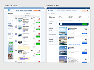 (🛳️ Redesign 3/4) Search filters & the results page filters informationarchitecture search ui uxdesign webdesign